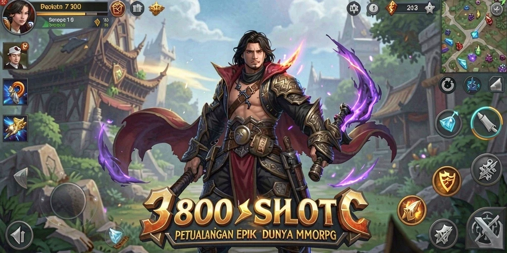 Tampilan gameplay seru dalam dunia fantastis 180SLOT.