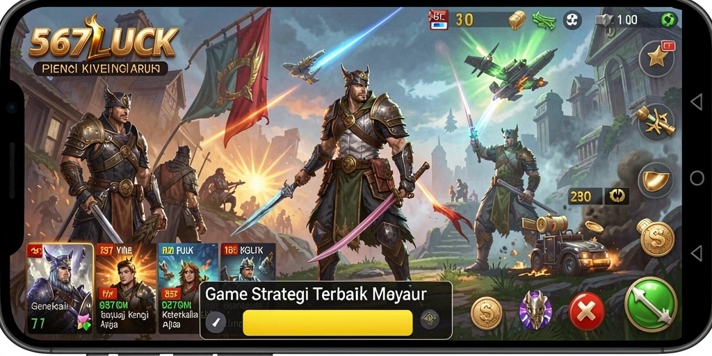 Tampilan gameplay mendebarkan dalam 567LUCK yang penuh strategi.