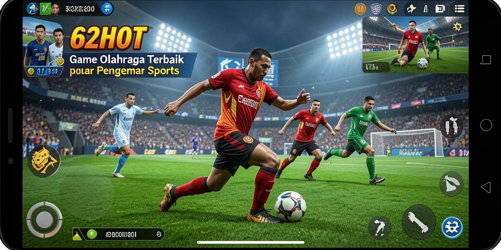 Tampilan gameplay 62HOT yang seru dan menarik dalam olahraga.
