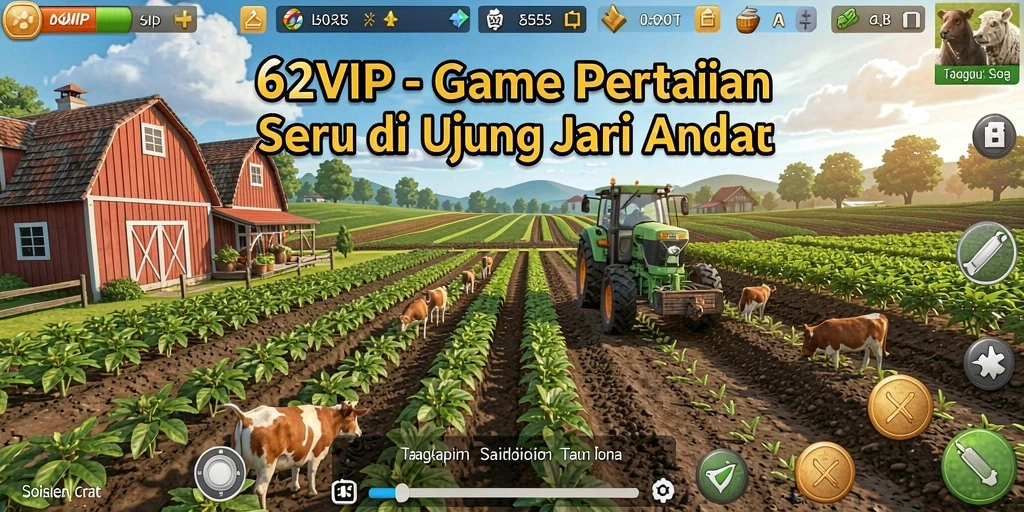 Tangkap momen seru saat bertani di 62VIP.