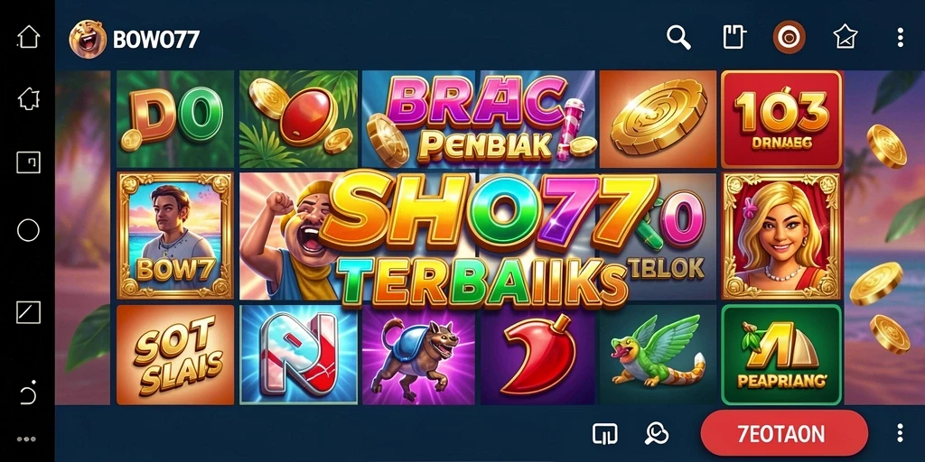 Tampilan menarik dari gameplay BOWO77 yang penuh warna.