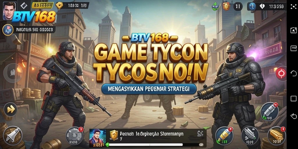 Tampilan gameplay BTV168 yang menampilkan aktivitas Tycoon yang menarik.