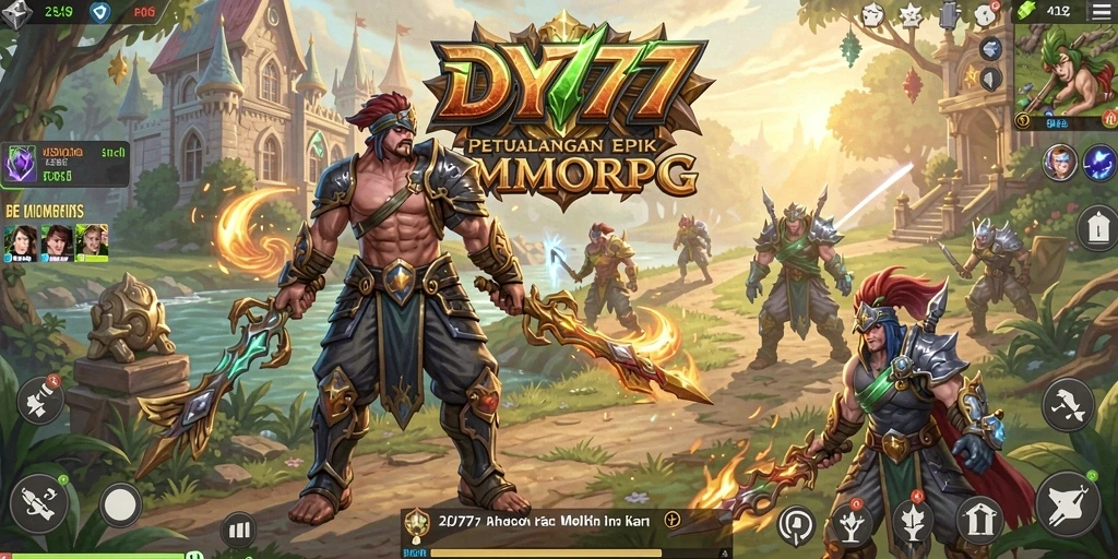 Tampilan menarik dari gameplay DY777 dalam dunia MMORPG yang penuh petualangan.