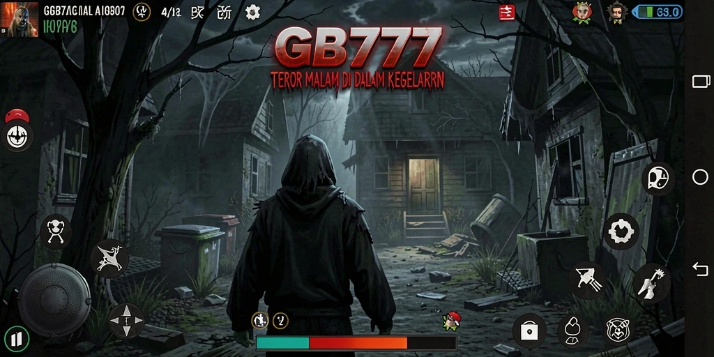 Screenshot utama gameplay GB777 yang menegangkan dan menyeramkan.