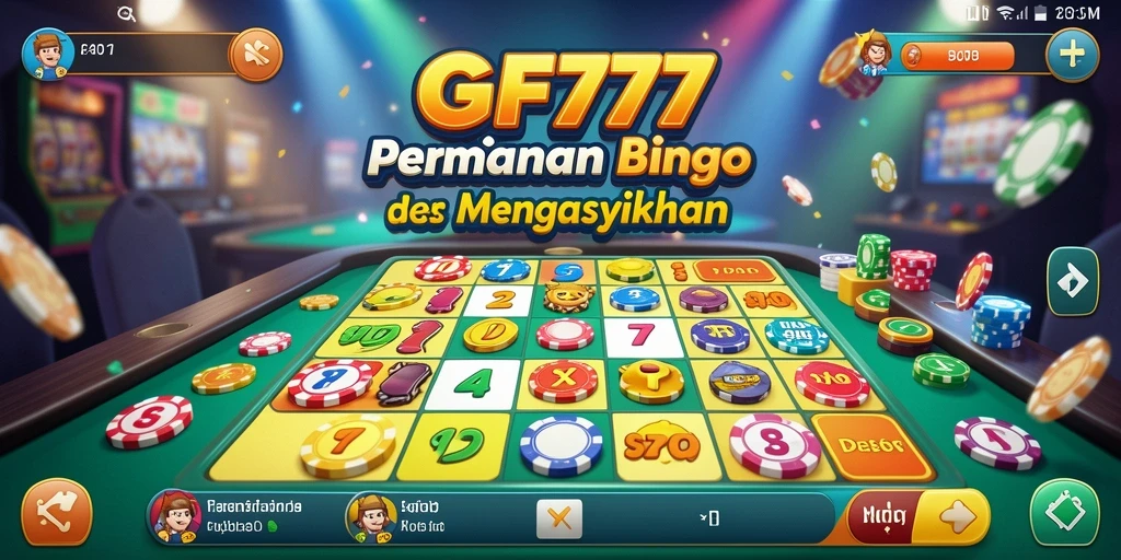 Tampilan gameplay seru dari aplikasi Bingo GF777