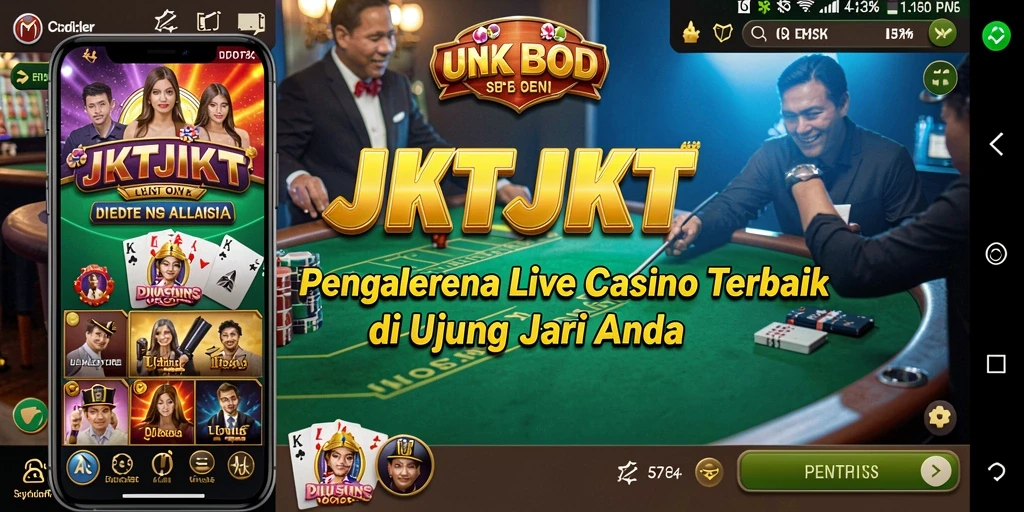 Tampilan menarik dari gameplay Live Casino di JKTJKT.