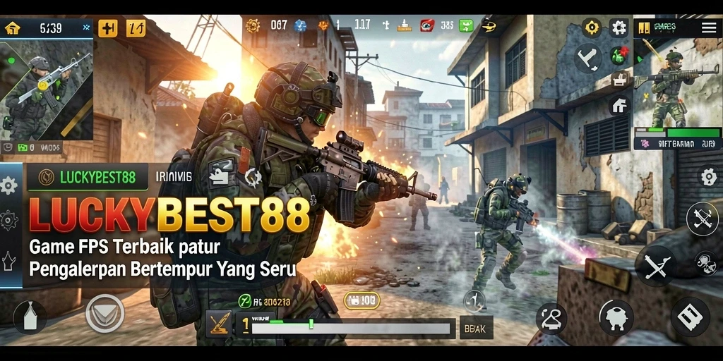Gameplay seru di LUCKYBEST88 dengan aksi tembak-menembak intens.