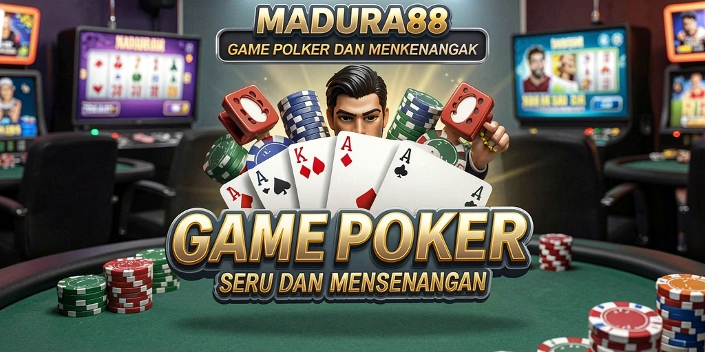 Tampilan gameplay Poker yang menarik di MADURA88.