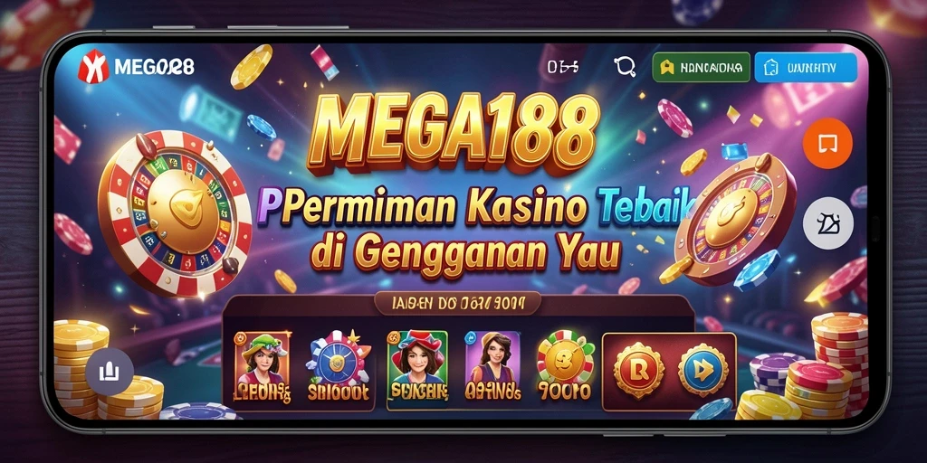 Screenshot gameplay MEGA188 menampilkan pengalaman Kasino yang realistis.