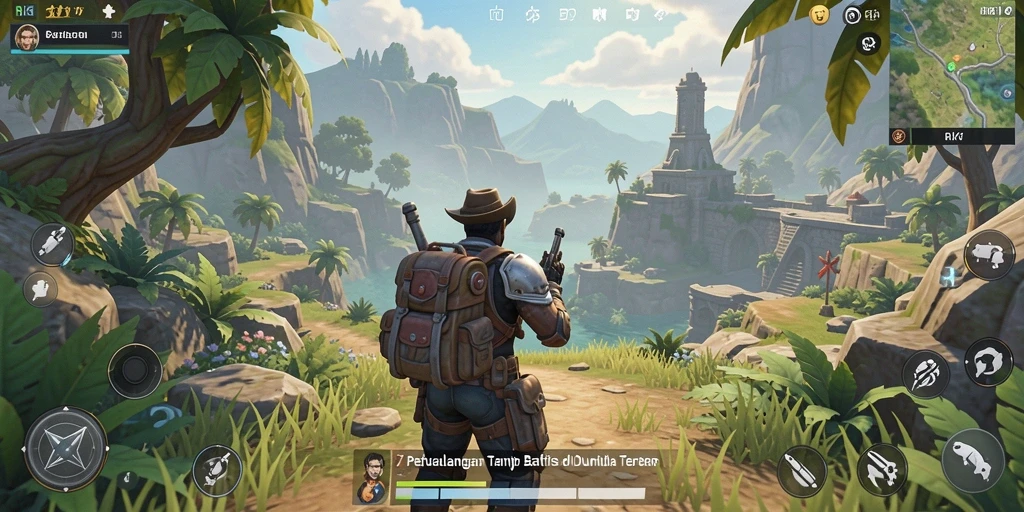Gameplay RK77 menampilkan dunia terbuka yang mengesankan dan penuh petualangan.