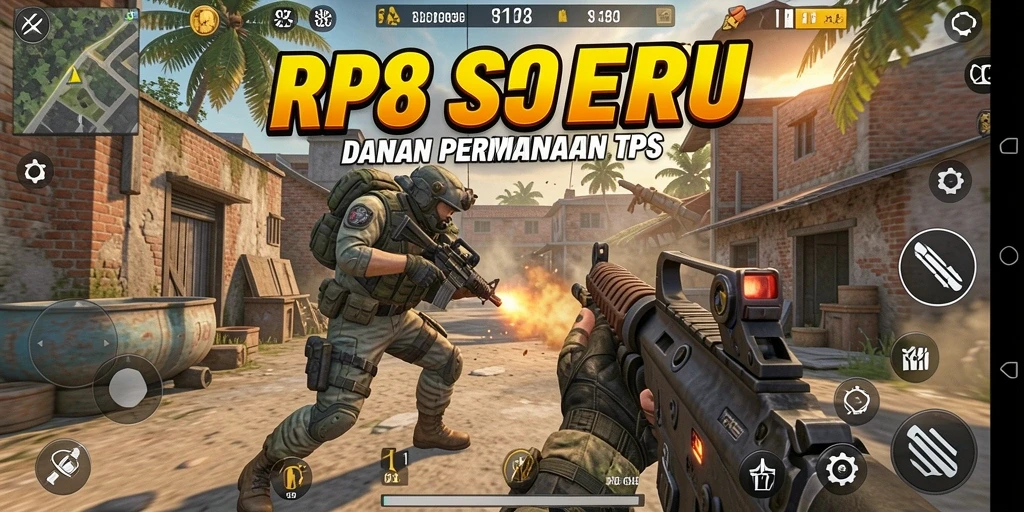 Gameplay RP8 yang mendebarkan dengan aksi TPS intens.